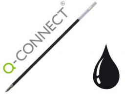 Recambio bolígrafo con peana Q-Connect tinta negra